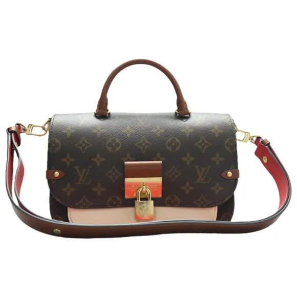 Louis Vuitton Handbags - Louis Vuitton Vaugirard Brown&White Monogram Canvas Satchel 1536-010625